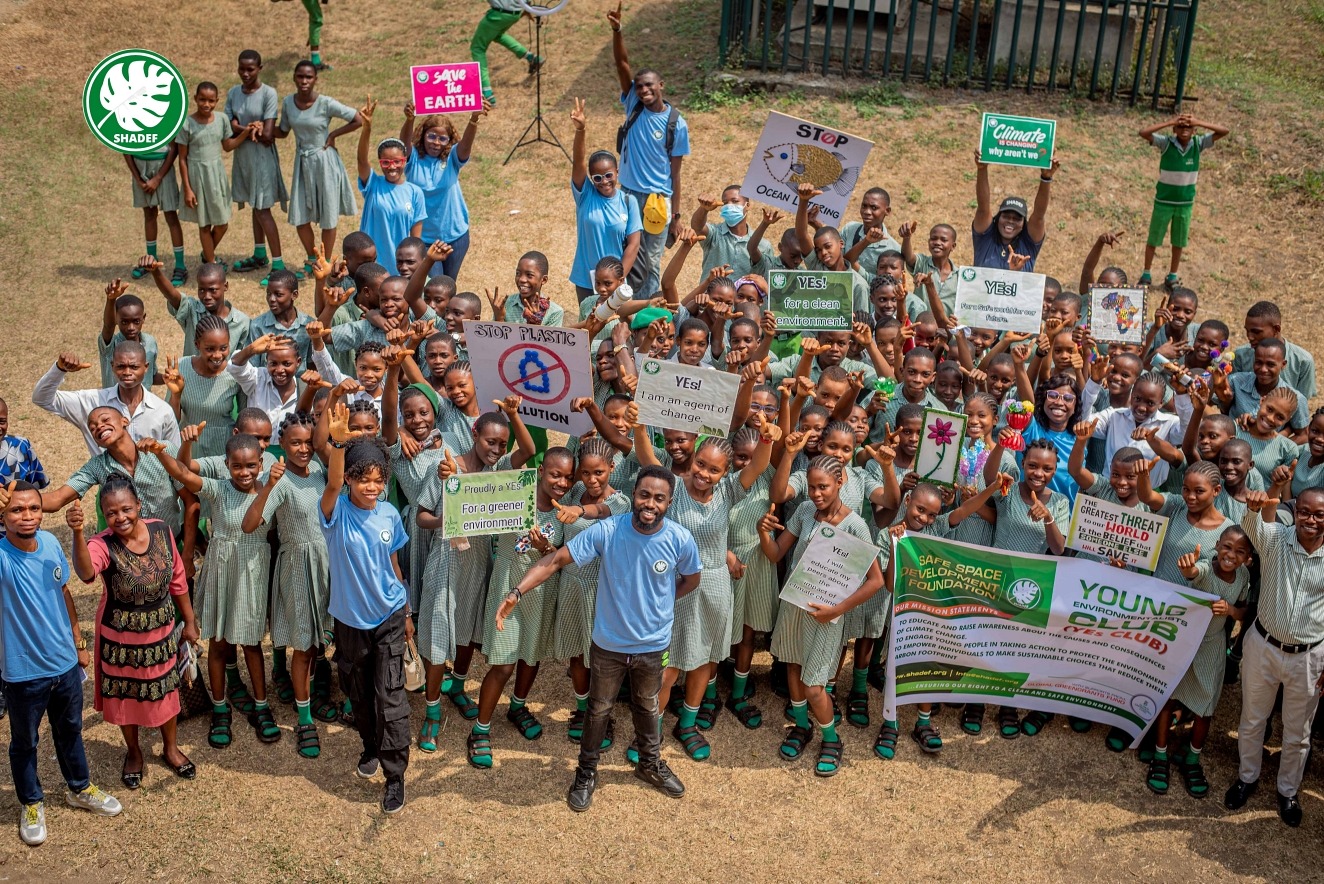 Inauguration of the Young Environmentalists Club at Independence High School, Essien Udim