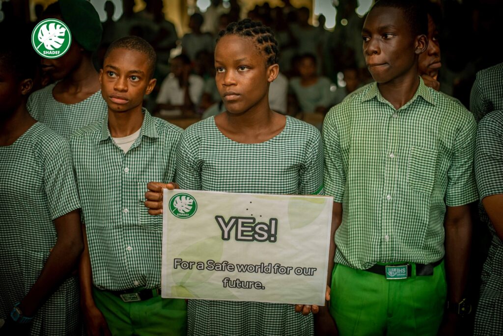 Inauguration of the Young Environmentalists Club at Independence High School, Essien Udim